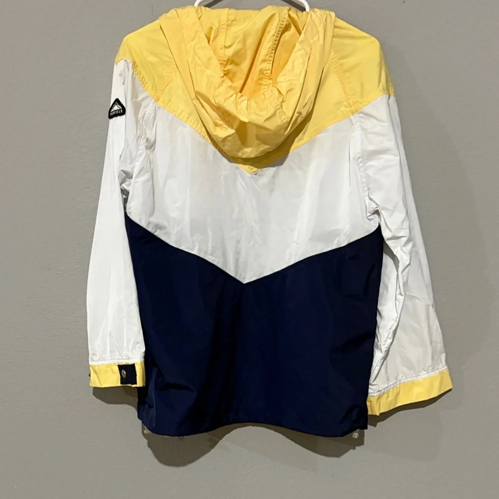 Penfield Yellow and Navy Utility Jacket rain jacket wind breaker - Picture 9 of 11